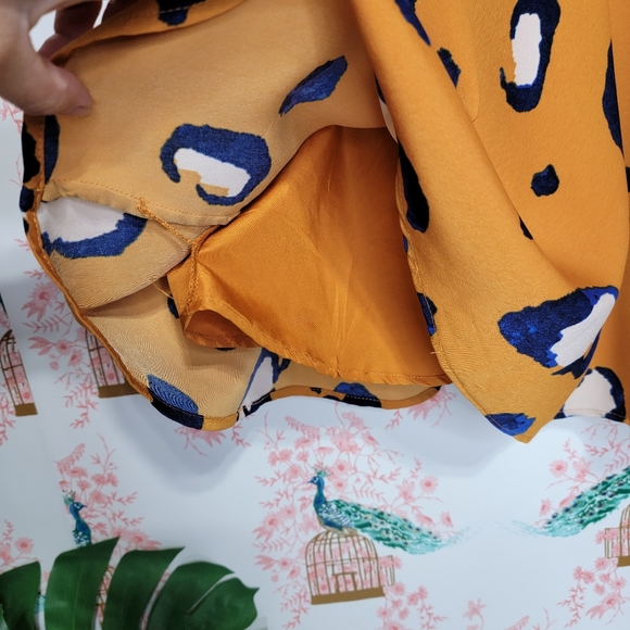 3.1 Phillip Lin Leopard Print Circle Flowy Cute Mini Skirt - Picture 5 of 11